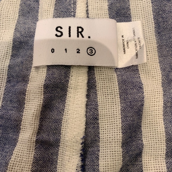 SIR the label Marlo stripe romper with ruffles - Picture 7 of 8